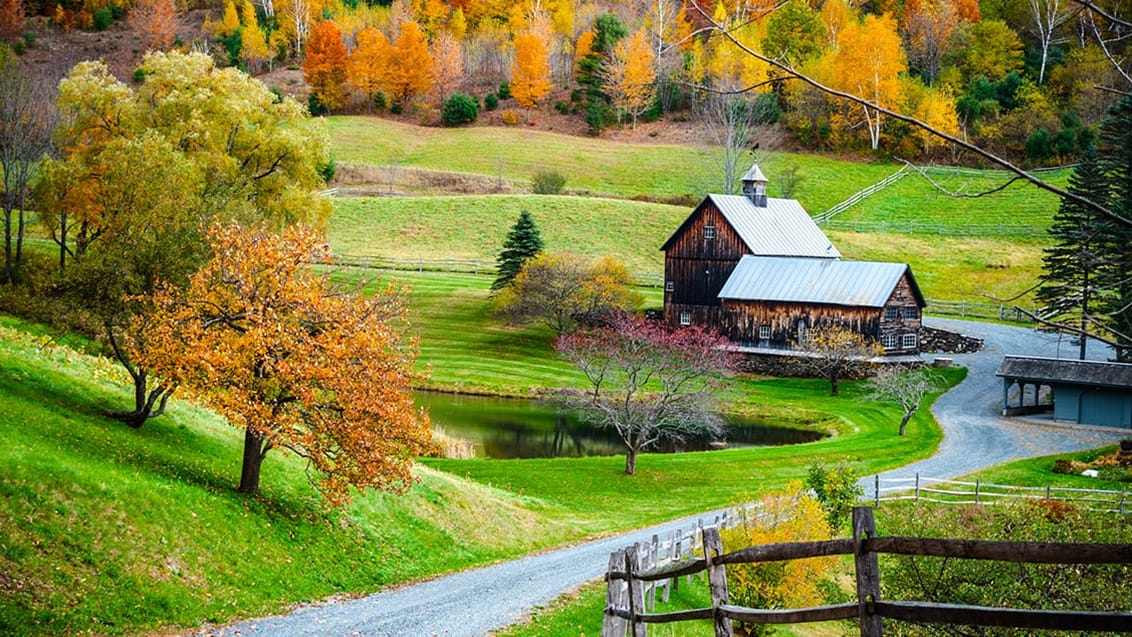 Farm, New England, USA