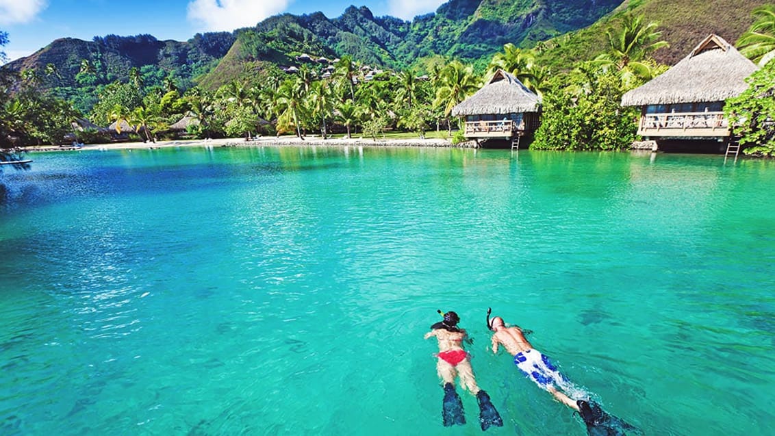 Snorkling i Tahiti, Franska Polynesien