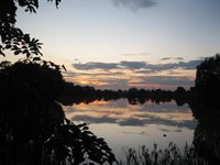 Solnedgang over Ban Ko Pet Solnedgang over Ban Ko Pet