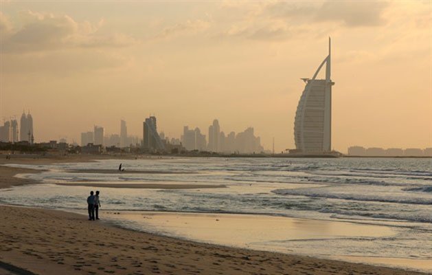 Solnedgang i Dubai