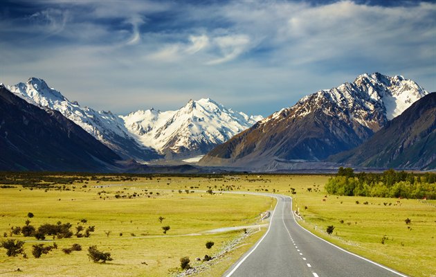 Mount Cook på New Zealand