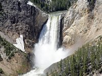 lower falls, Yellowstone, USA lower falls, Yellowstone, USA