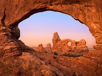 Turret Arch, Arches National Park, USA Turret Arch, Arches National Park, USA