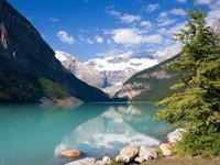 Lake Louise i Banff National Park, Kanada