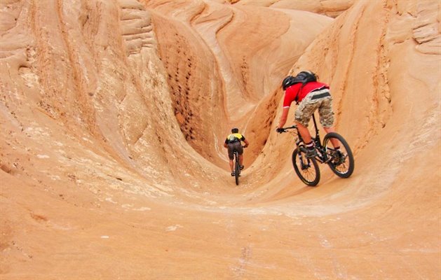 Mountainbiking ved Moab