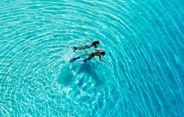 Snorkel og dykning, Tahiti