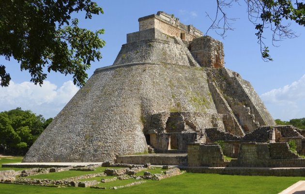 Uxmal mayaruinen