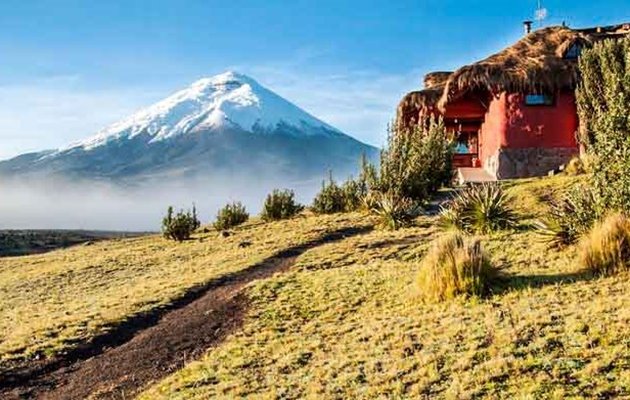 På din lodge i Cotopaxi bor du med udsigt til vulkaner og vilde heste. Her er rig mulighed for at vandre, ride, cykle, tage på det lokale markede eller nyde en god bog ved pejsen