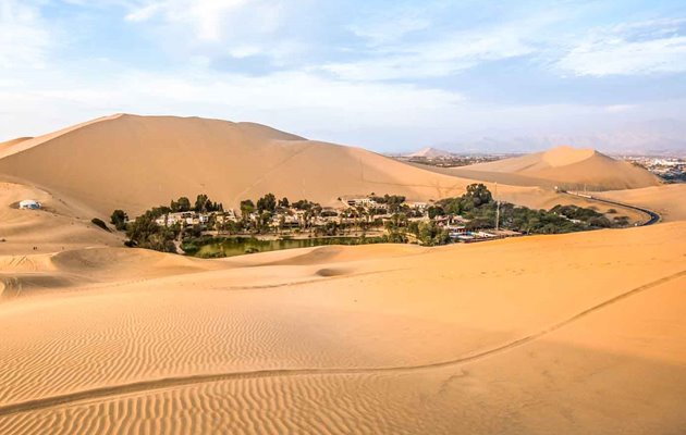 Oasen Huacachina ved Ica