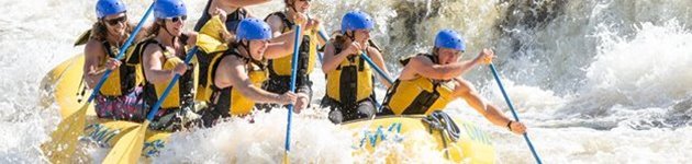 Rafting er for alle, da der er flere forskellige sværhedsgrader - du kan komme på rafting ture flere steder rundt i Ontario og Quebec Rafting er for alle, da der er flere forskellige sværhedsgrader - du kan komme på rafting ture flere steder rundt i Ontario og Quebec