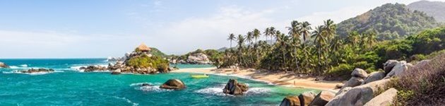 Tayrona Beach i Santa Marta Tayrona Beach i Santa Marta