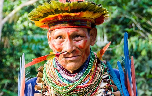 Cuyabeno-reservatet ligger i amazonjunglen. Her får du mulighed for at komme helt tæt på den spændende flora og fauna som f.eks. omfatter aber, fugle, anakondaer og den lyserøde floddelfin