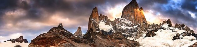 Der findes masser af vandreruter fra El Chalten till Fitz Roy i Patagonien Der findes masser af vandreruter fra El Chalten till Fitz Roy i Patagonien