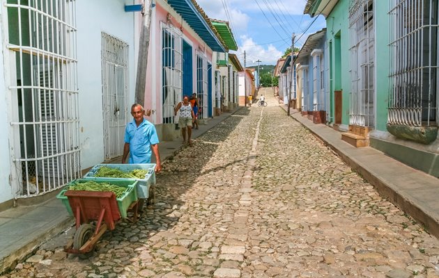 Der er så hyggeligt i de små gader i Trinidad