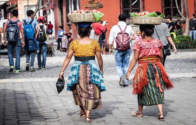 Lokale kvinder i Guatemala