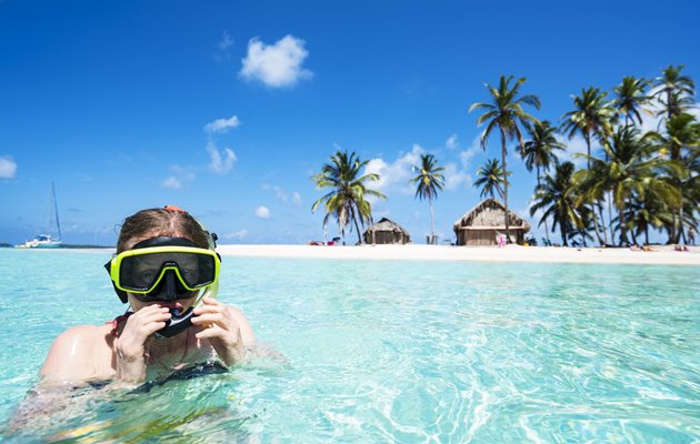 Snorking ved San Blas øerne i Panama