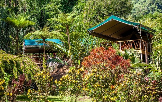 Glamping er en luksus camping form som findes flere steder i Costa Rica.