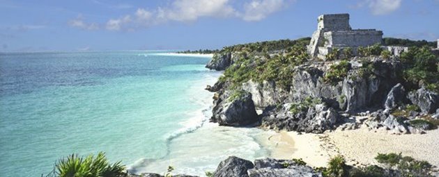 De smukke mayaruiner ved Tulum