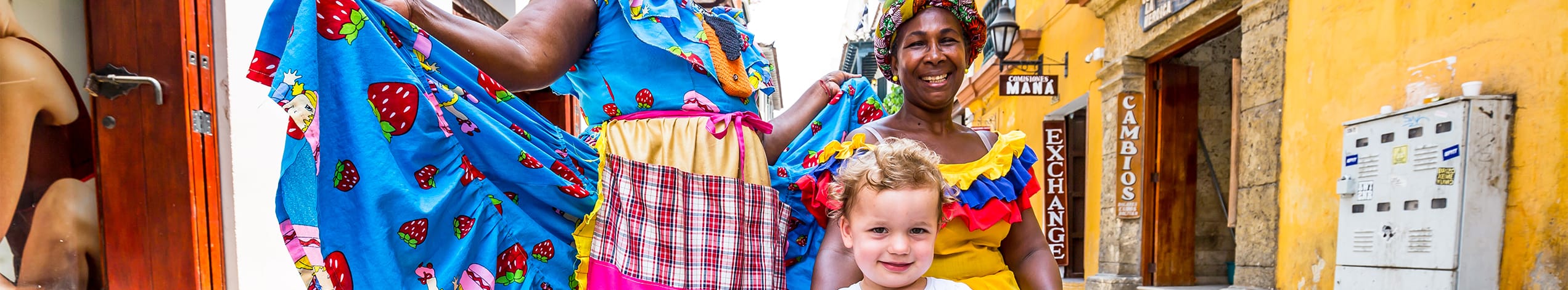 Med familjen på äventyr i Colombia