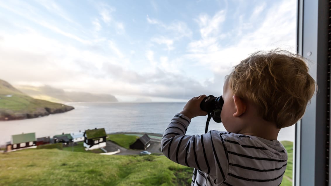 Med familjen på Färöarna