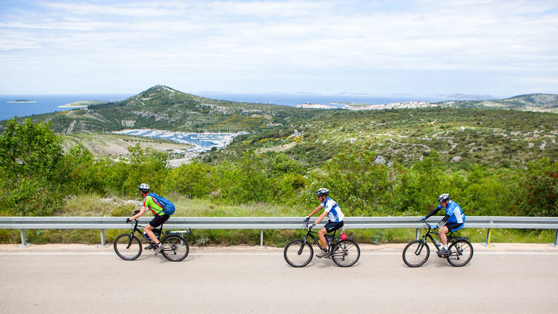 Cykelsemester & ö-luff i Kroatien