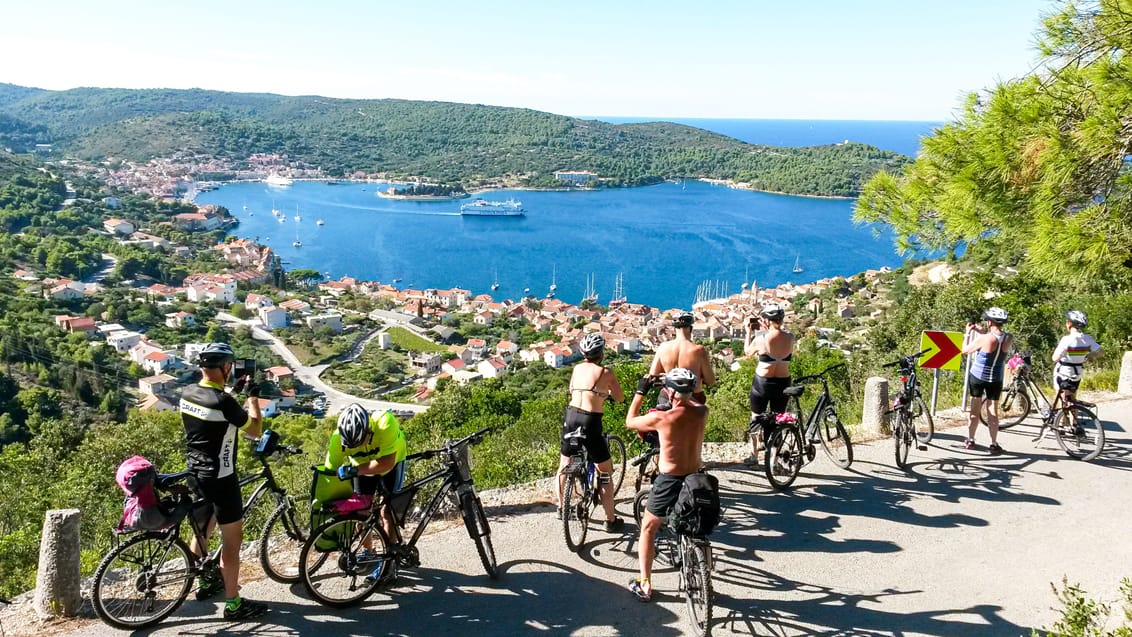 Cykelsemester & ö-luff i Kroatien