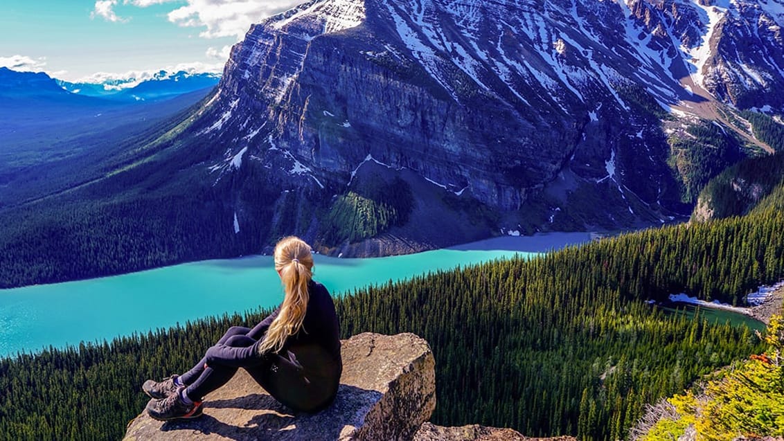 Big Beehive Viewpoint i Banff National Park, Kanada