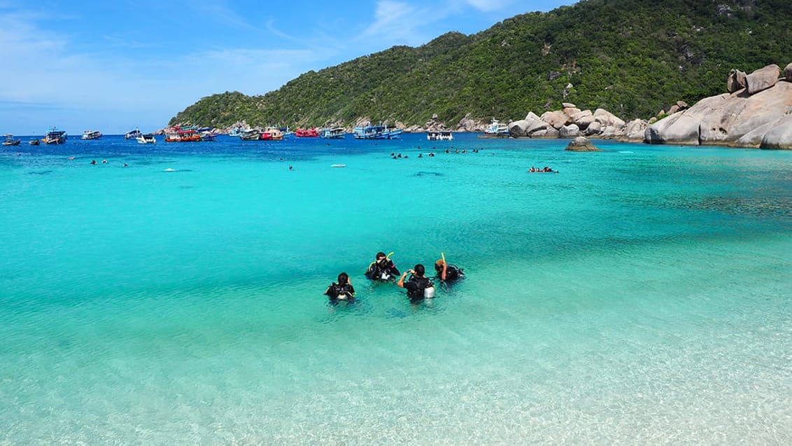 Dykkurs på Koh Tao