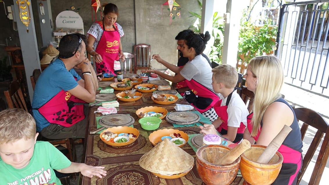 Matlagningskurs i Chiang Mai