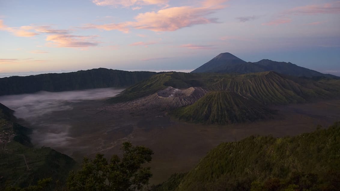 Mt. Bromo på Java, Indonesien