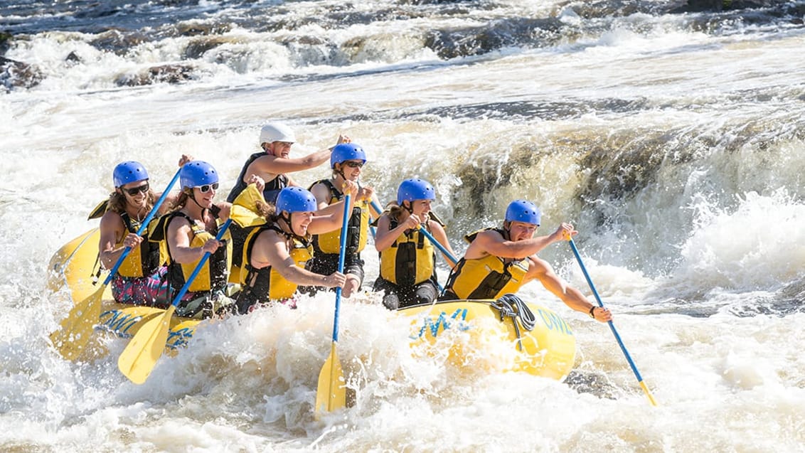 Rafting i Quebec, Kanada