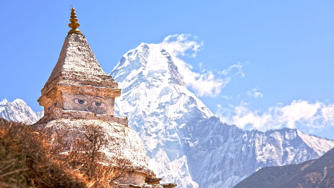 Stuba, Everest Base Camp vandra, Nepal