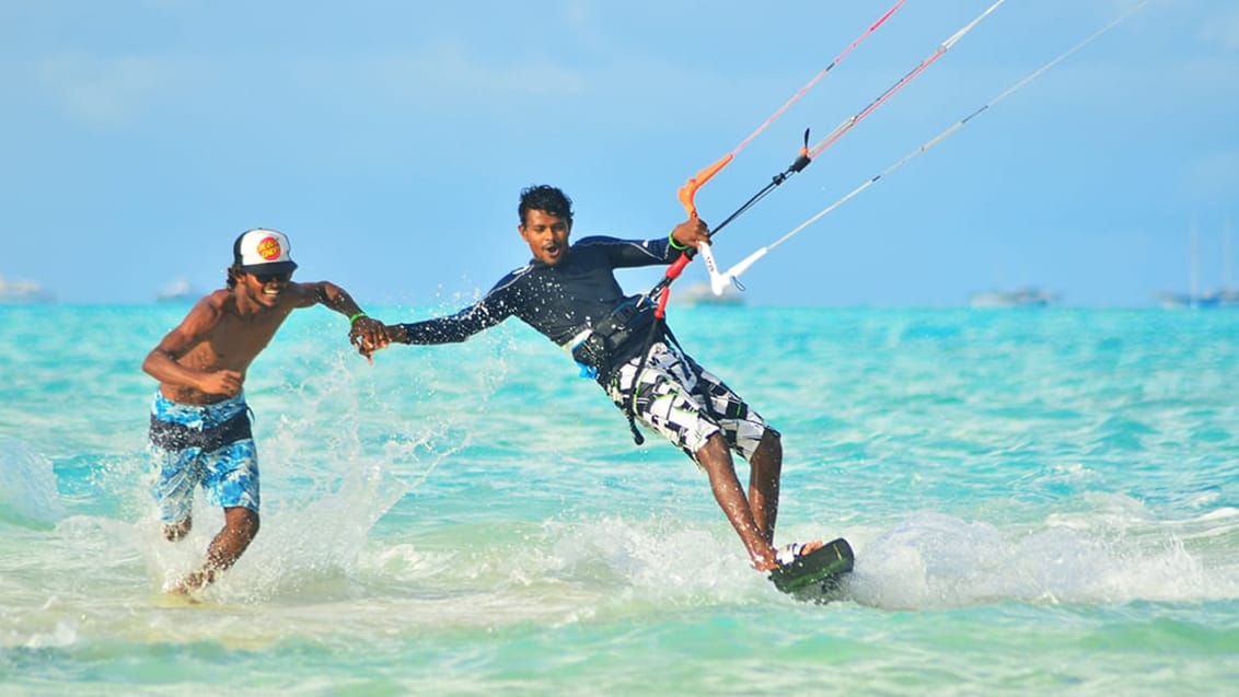 Surfing på Maldiverna