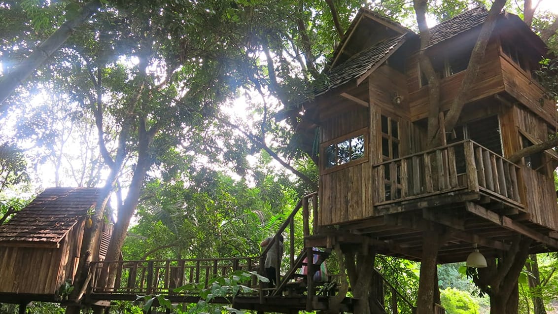 Unik upplevelse i trädtopparna, Chiang Mai