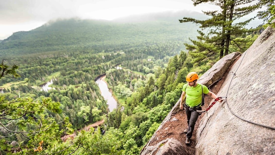 Via Ferrata du Diable, Mont-Tremblant, Kanada