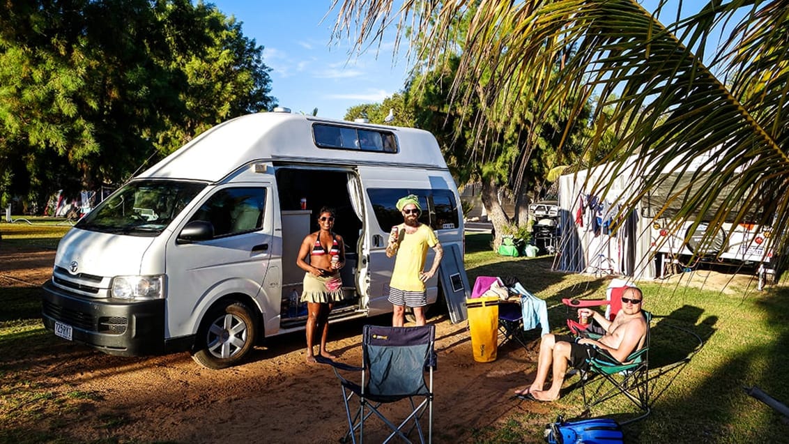 Camping, Coral Bay, Australien