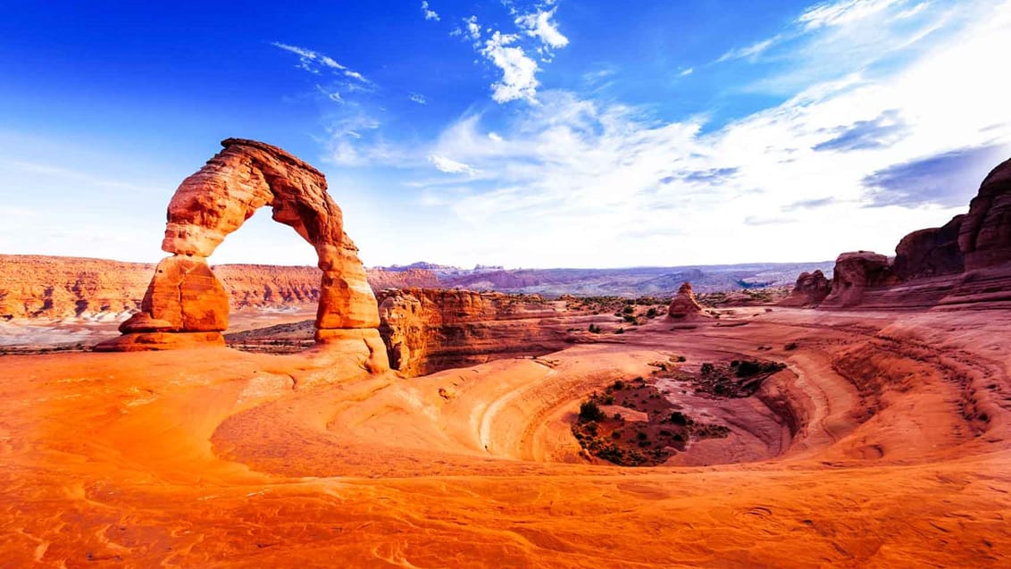 Delicate Arch i Arches National Park i USA