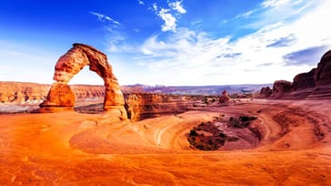 Delicate Arch i Arches National Park i USA