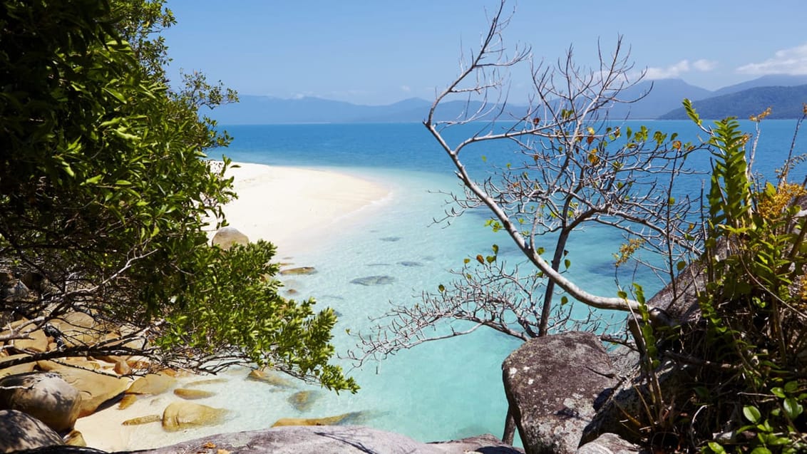 Fitzroy Island vid Great Barrier Reef, Australien