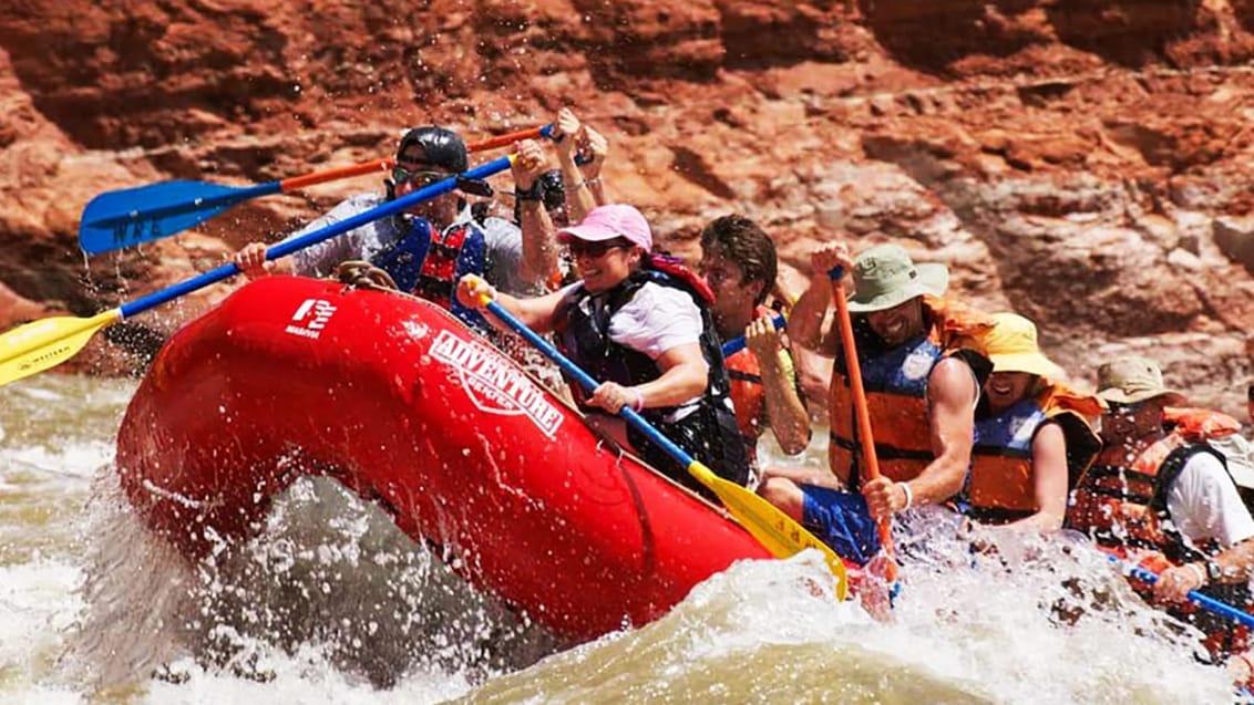 Forsränning på Colorado River, Moab, USA