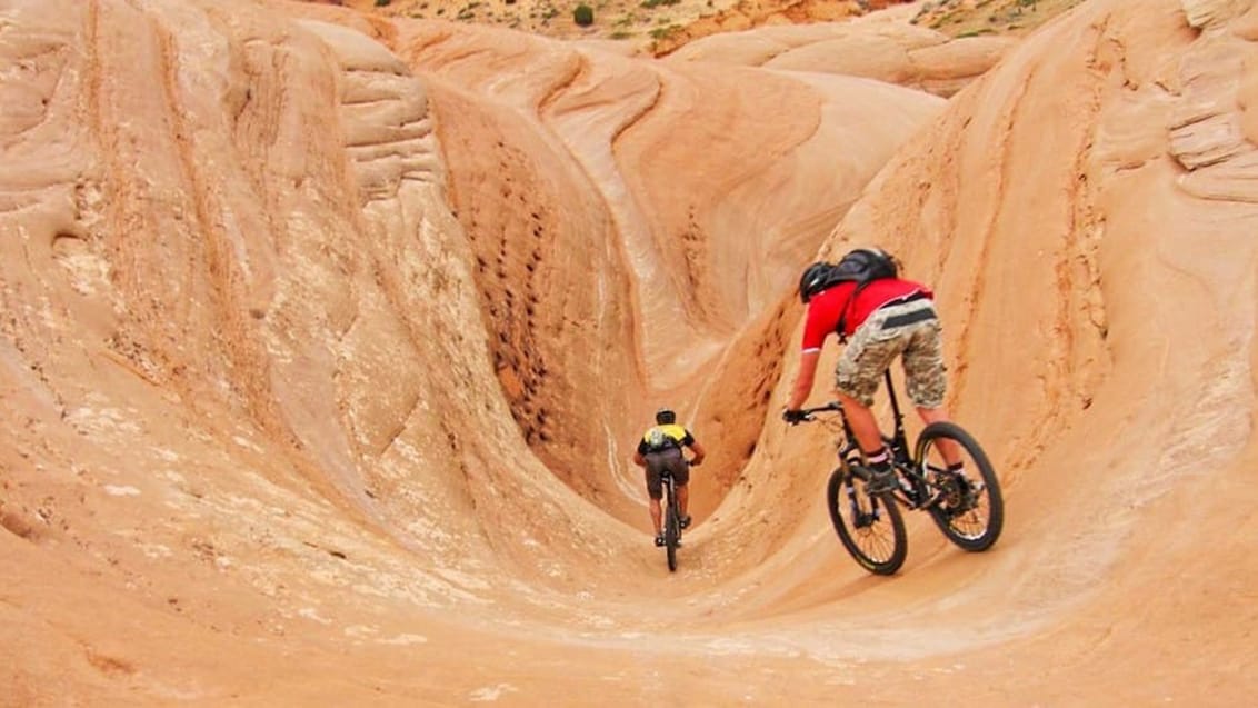 Mountainbike i Moab, USA