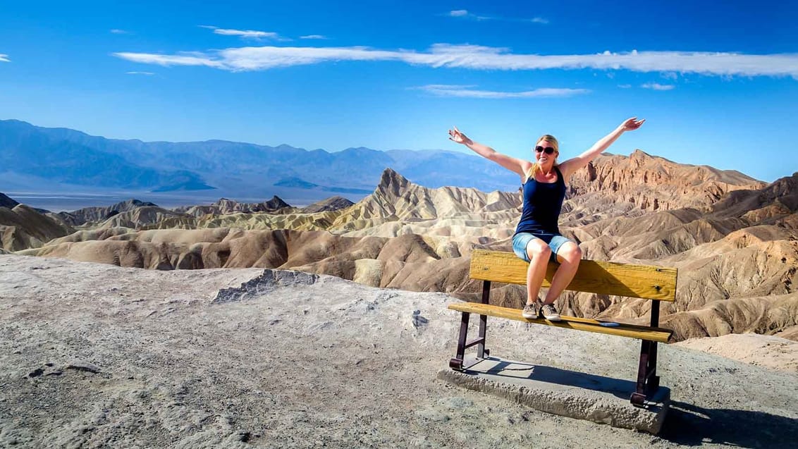 Zabriskie Point i Death Valley, USA