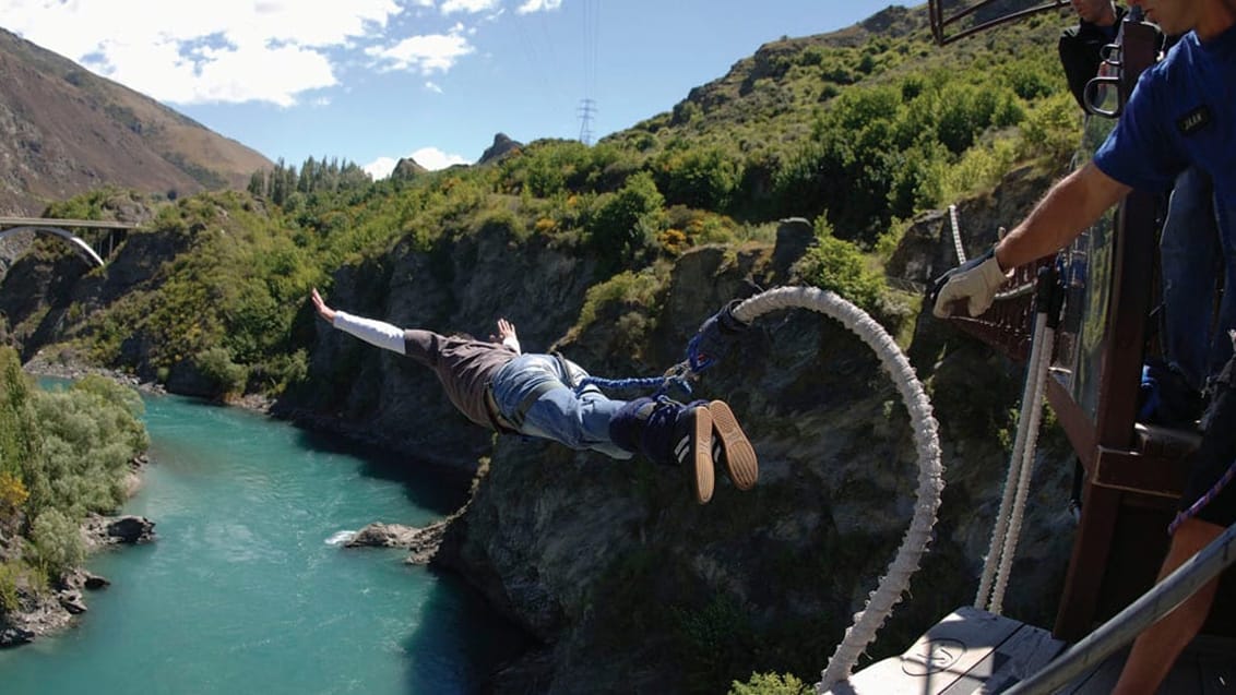 Bungy Jump, Queenstown, Nya Zeeland