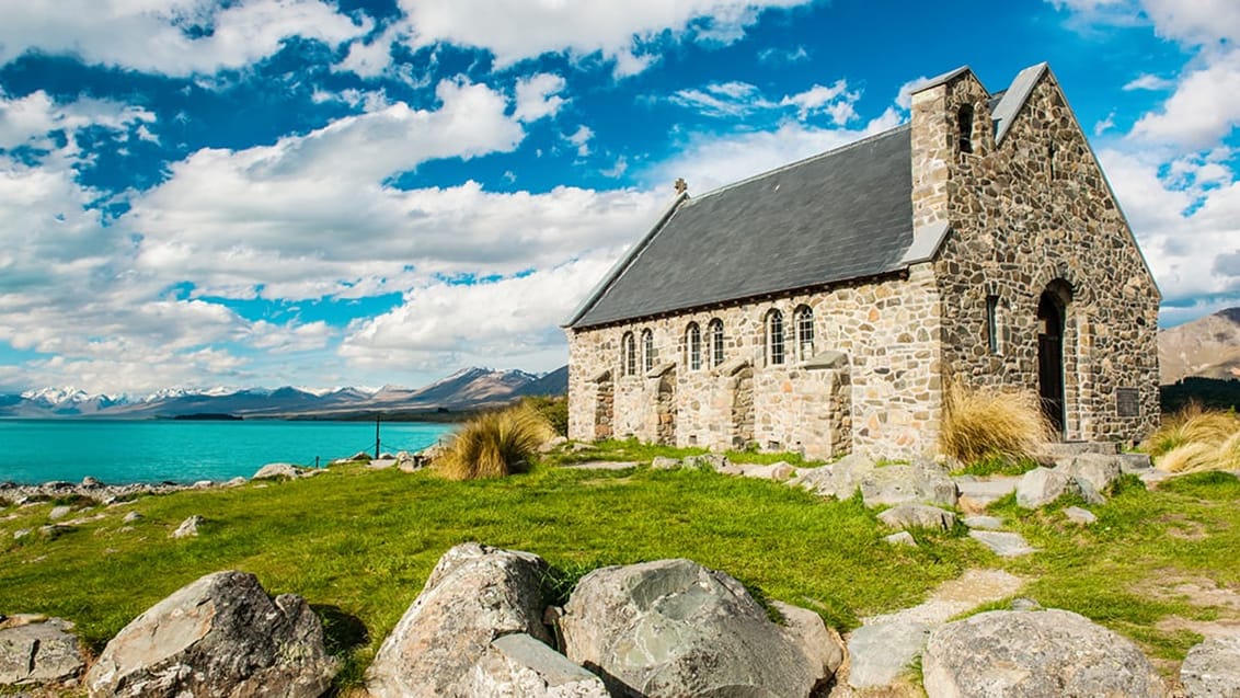 Church of the Good Shepherd,  Lake Tekapo, Nya Zeeland