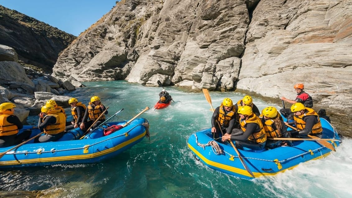 Rafting, Queenstown, Nya Zeeland