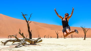 Res på egen hand i Namibia