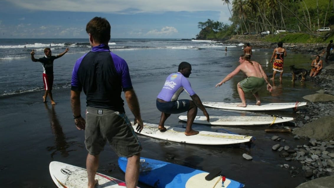 Surfing, Tahiti, Franska Polynesien
