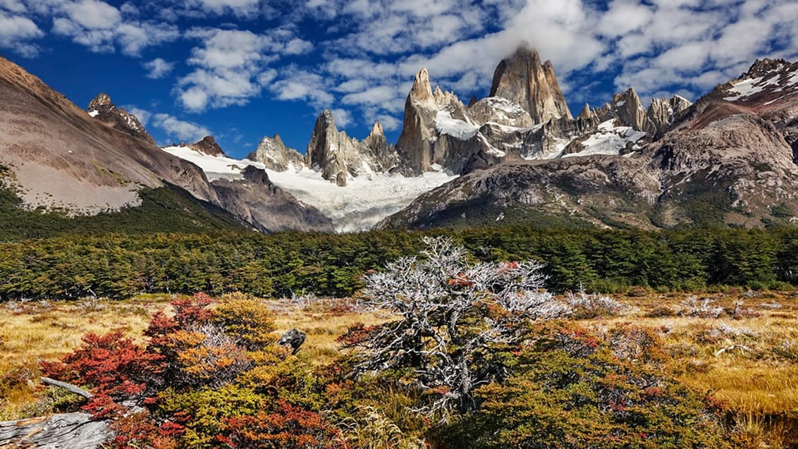 Fitz Roy i Patagonien i Argentina