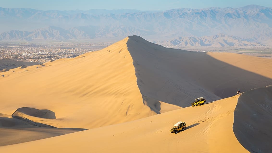 Ica sanddunes i Peru