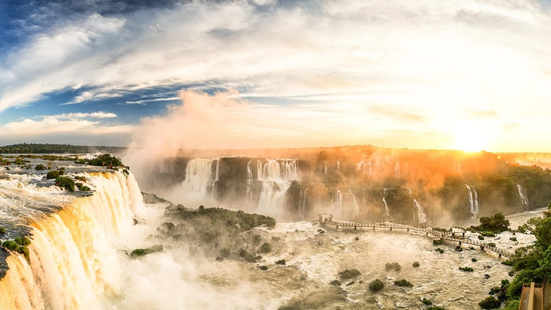 Iguazu Falls i Brasilien